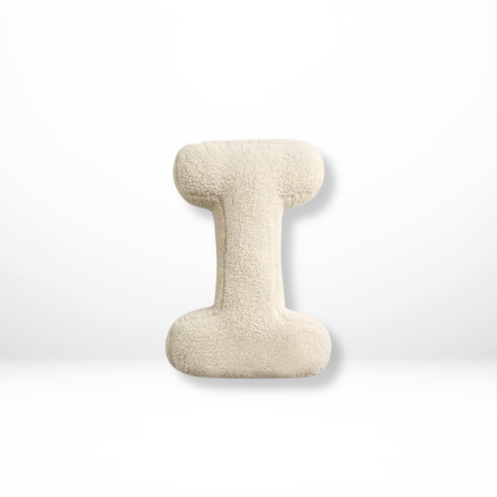 BowLift | Alphabet Cushion Velura – Soft Velvet Decorative Cushion in Every Letter of the Alphabet