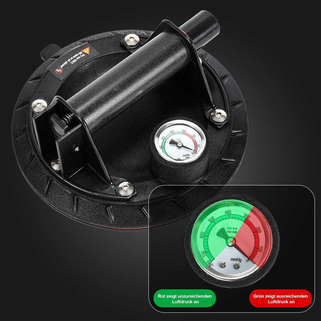 Suction cup holder with pressure display 1 piece max.100KG | Bowlift