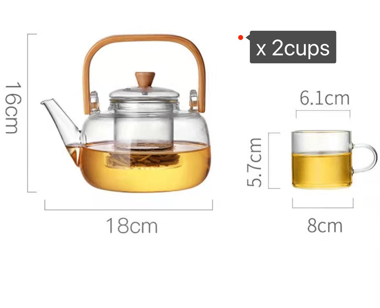 BowLift | Meditative Eastern Style Heat Resistant Teapot