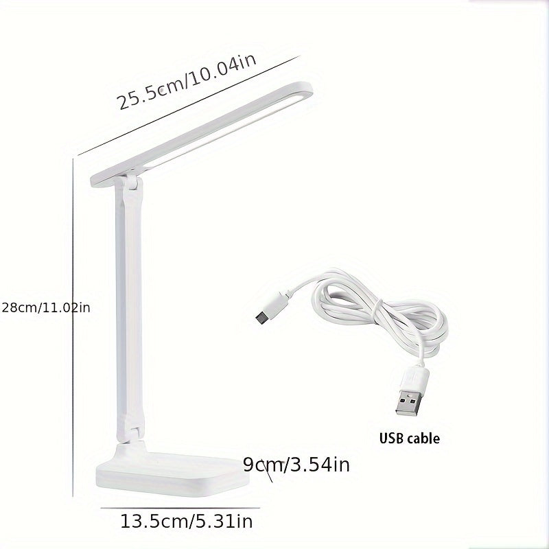 LumiDesk – Adjustable LED Desk Lamp with Touch and USB Bowlift