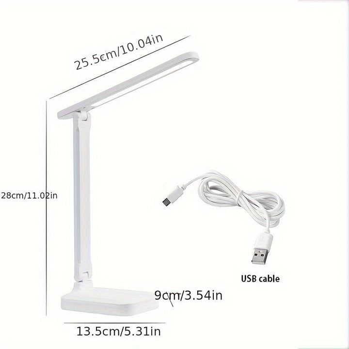 LumiDesk – Adjustable LED Desk Lamp with Touch and USB Bowlift