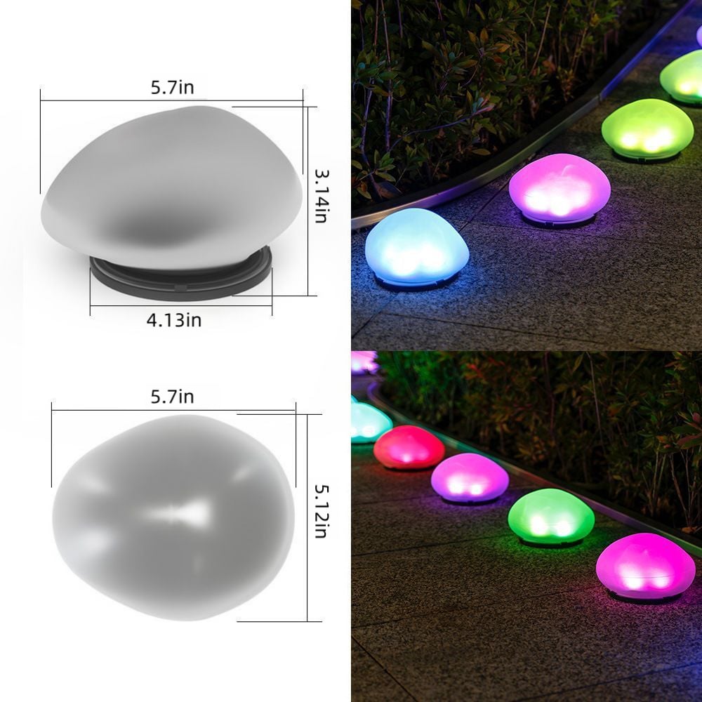 LuminaStone — Enchants your garden with warm, wireless light for magical evenings | Bowlift