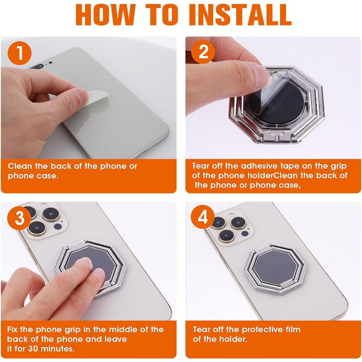 BowLift | FlexiRing 360° Magnetic Phone Grip & Stand