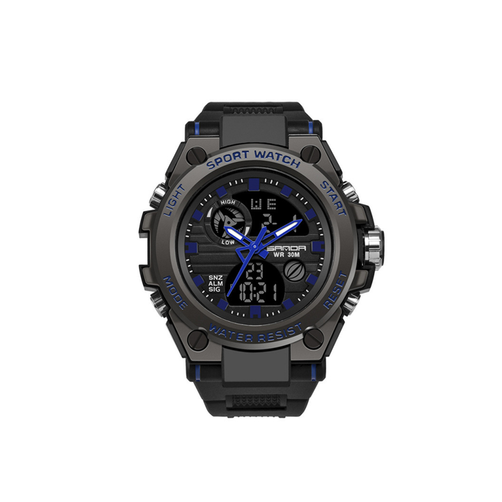 BowLift | Men's Double Display Waterproof Luminous Watch