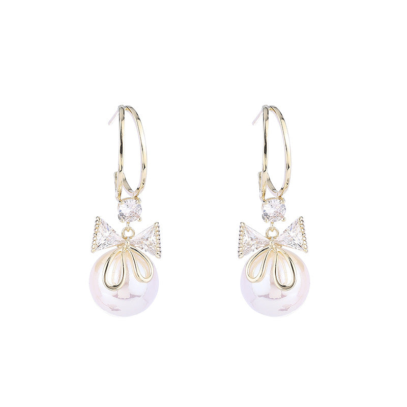 BowLift | Bow Pearl Earrings