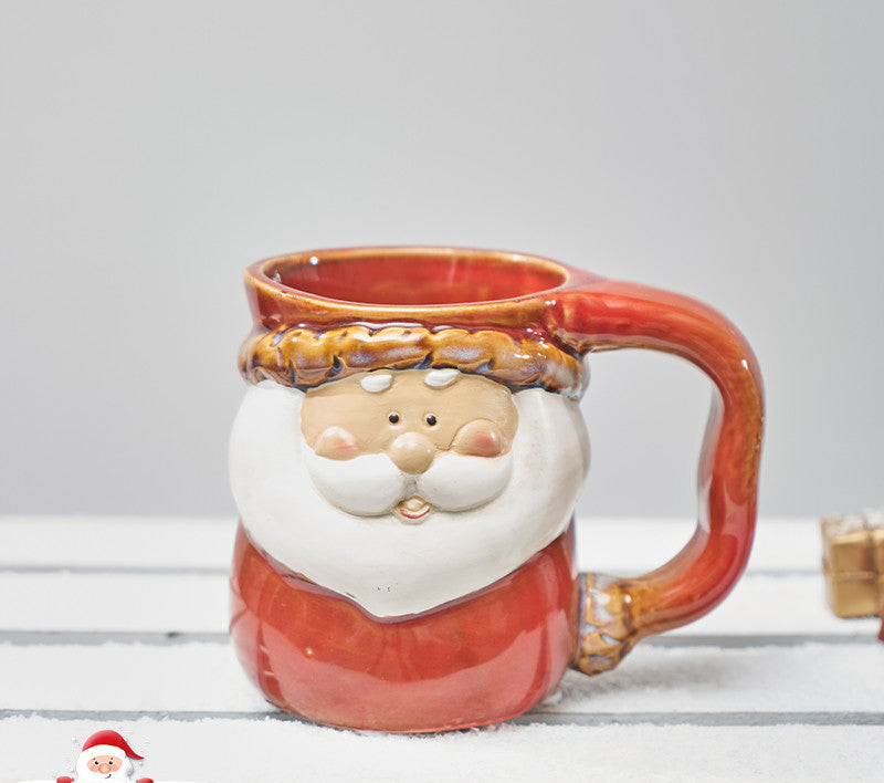 BowLift | Santa Snowman Marker Ceramic Breakfast Mug