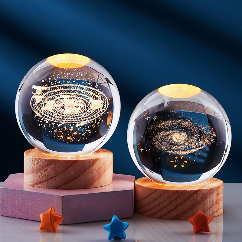 3D Crystal Ball Night Lamp Bowlift