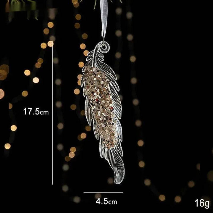BowLift | Christmas Decorations Sequins Acrylic Transparent Pendant
