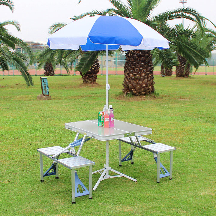 Foldable Picnic Table Set Bowlift