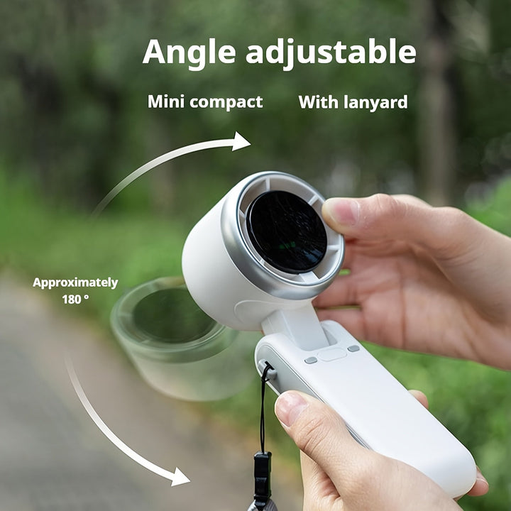 USB rechargeable handheld fan with 5 speeds | Bowlift