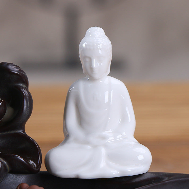 Elegant Lotus Meditation Incense Holder