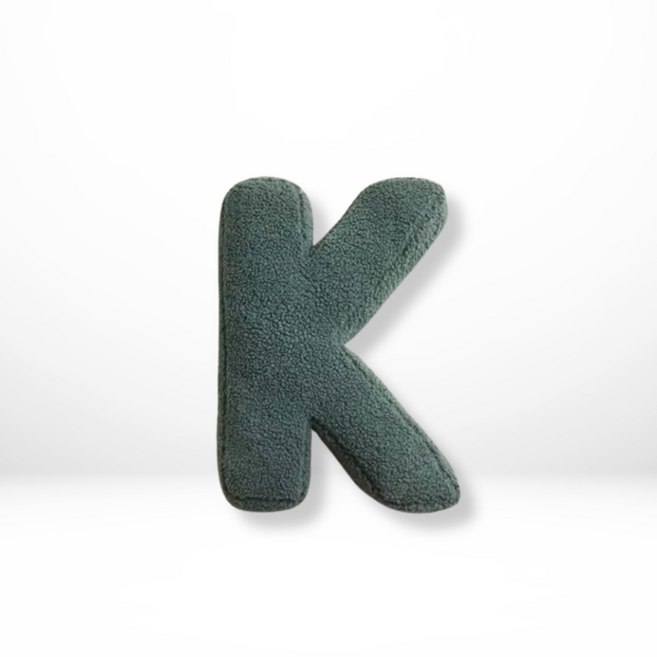 BowLift | Alphabet Cushion Velura – Soft Velvet Decorative Cushion in Every Letter of the Alphabet