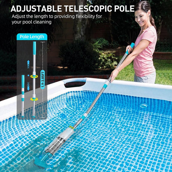 BowLift | US Standard - 3in1Cordless Rechargeable Powerful Motor Swimming Pool Vacuum Cleaner