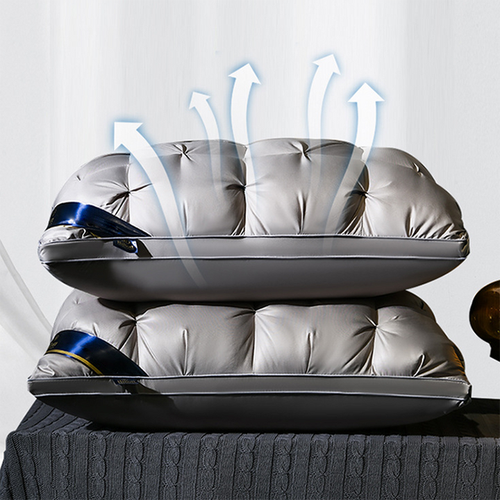 Ergonomic neck pillow with 3D quilting | Bowlift