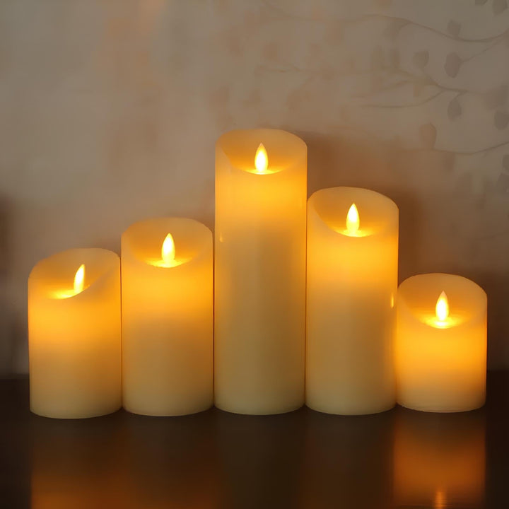 BowLift | LED Candles LumiFlame | Flickering Real Wax Effect | Safe & Energy Saving | Various Sizes & Designs