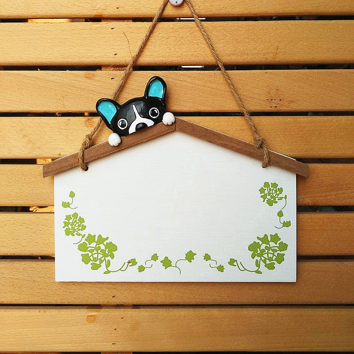 Decorative Dog Theme Wall Hanging Sign