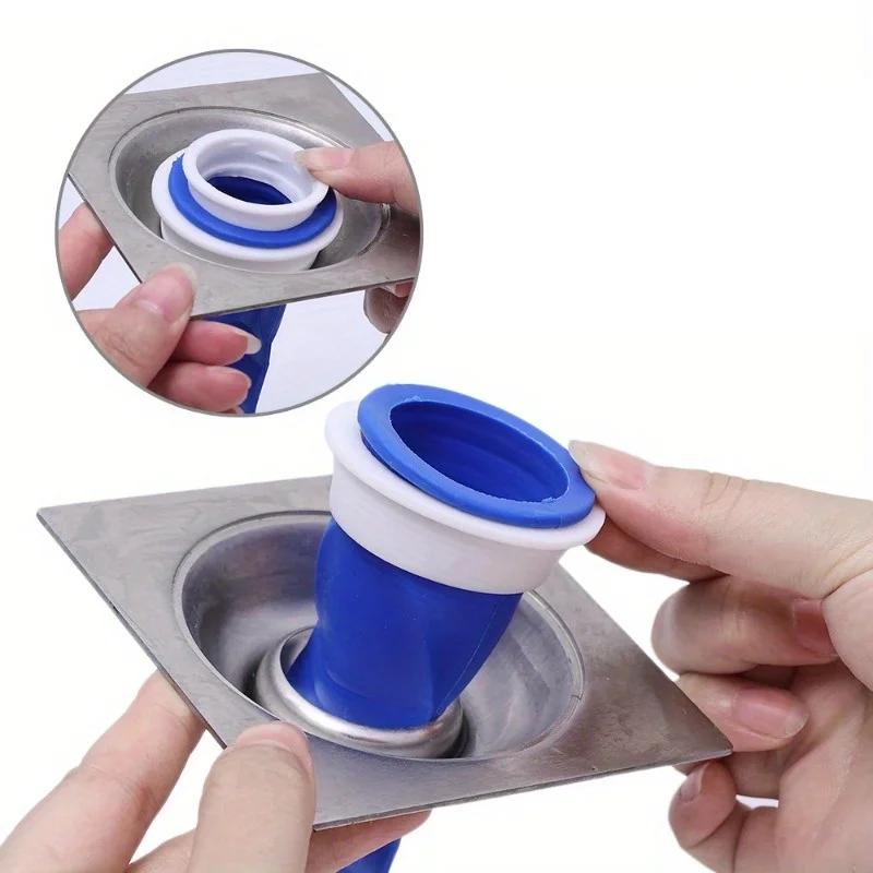 DrainGuard Backflow Preventer Set – 6 Pieces Anti-Odor & Backflow Floor Drain Flap for Bathroom, Toilet & Kitchen Bowlift