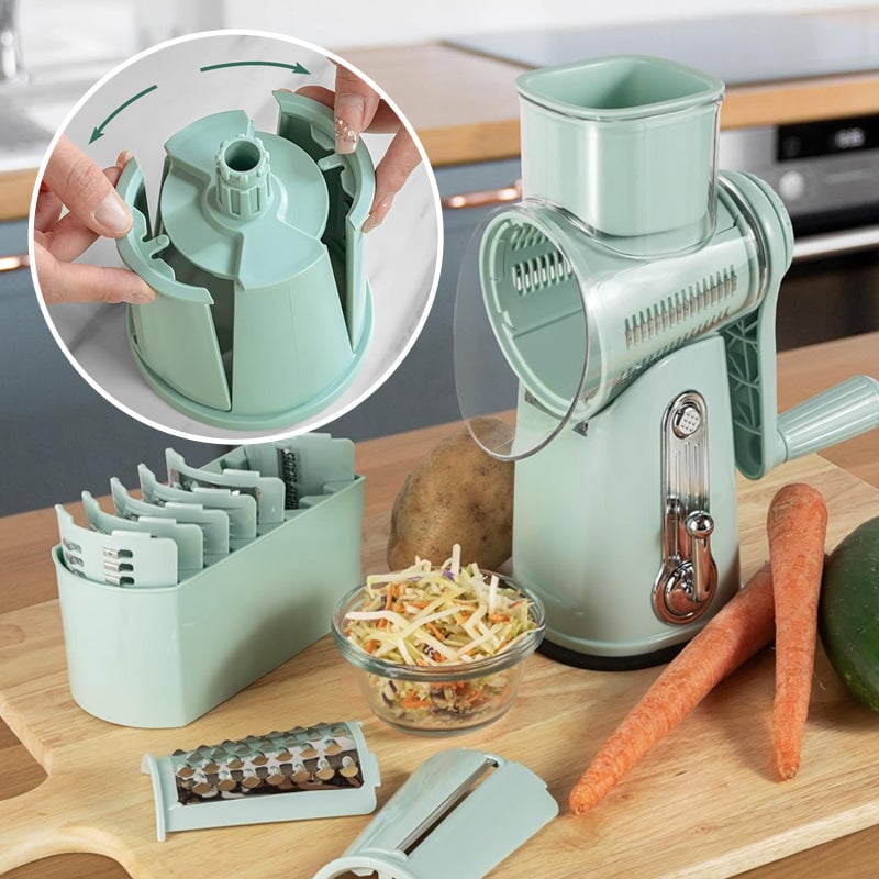 BowLift | 5 in 1 Cheese Vegetable Grater with Handle