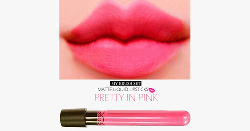 BowLift | Lipstick in Pretty Pink - Waterproof & Matte Liquid - Easy & Durable - Lasts Up To 8 Hours - Gives A Better Look!