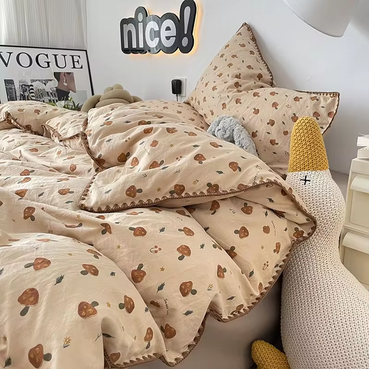 BowLift | Mushroom Bed Linen Set