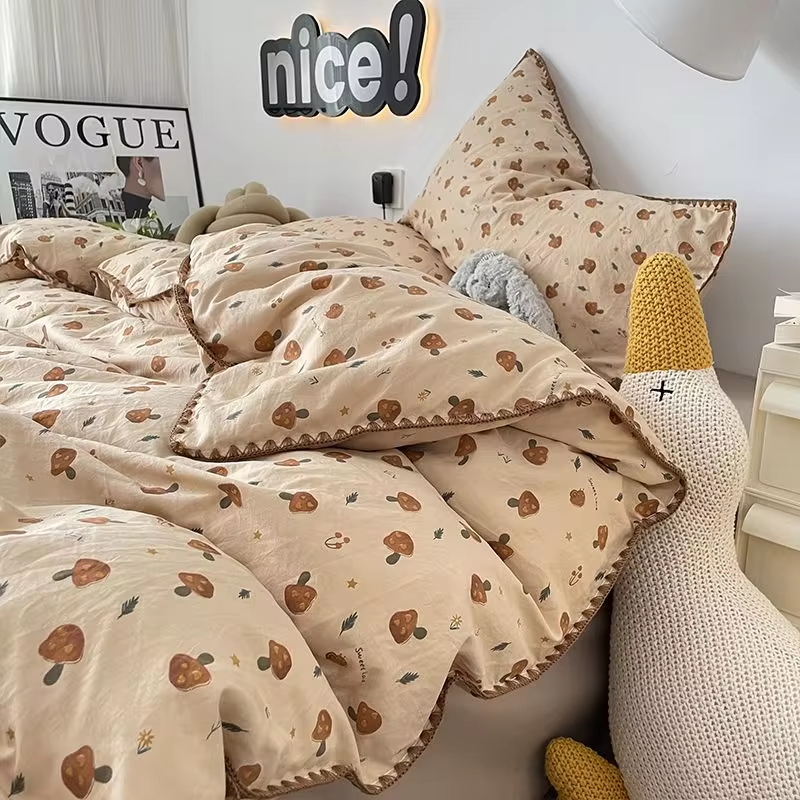 BowLift | Mushroom Bed Linen Set