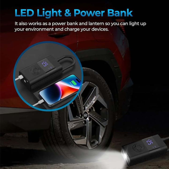 BowLift | Multifunctional Portable Tire Airpump
