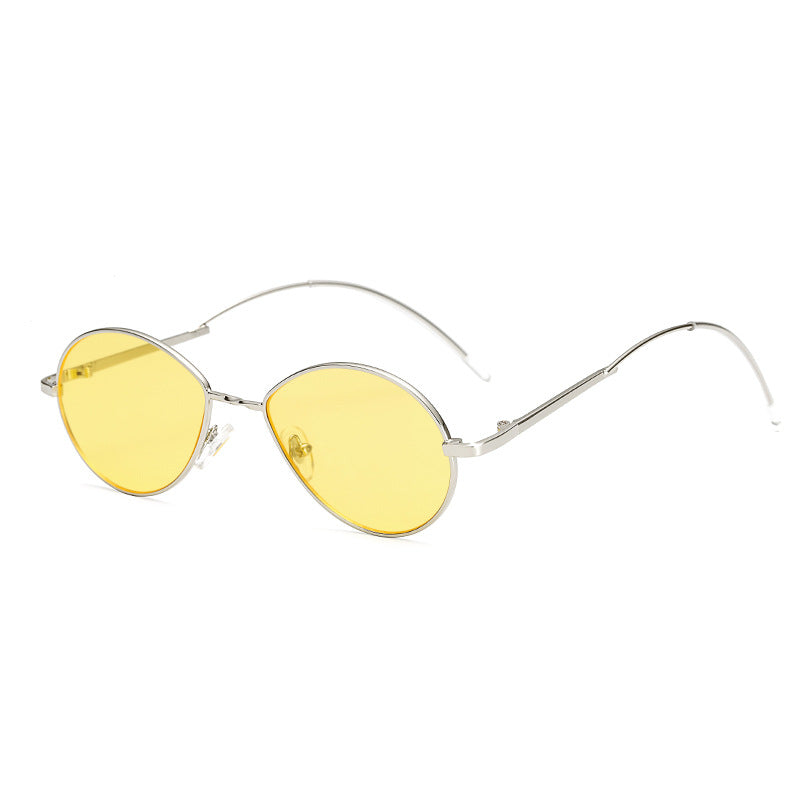 Women's round sunglasses with ultra-light frame Bowlift