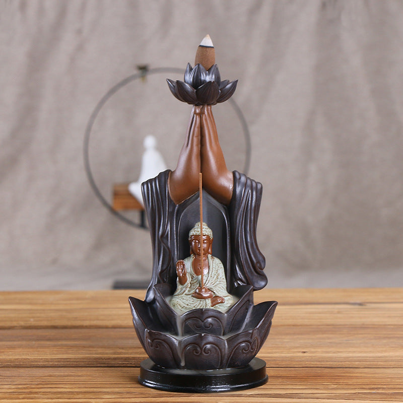 Decorative Buddha Handcrafted Incense Holder