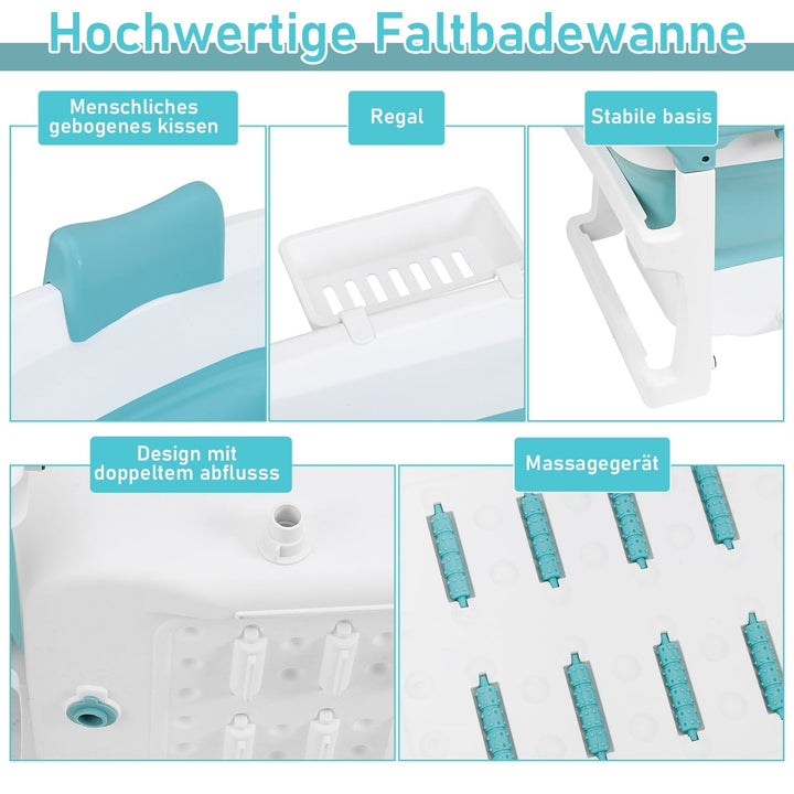 Foldable Bathtub with Cover | Bowlift