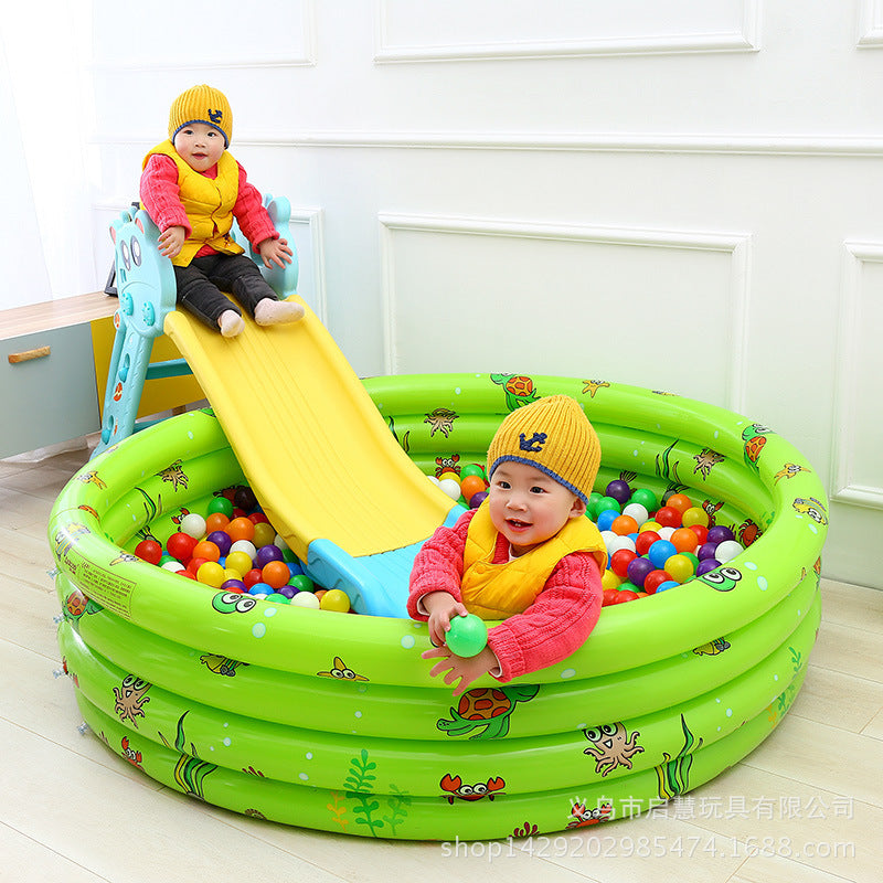 Women Inflatable Kiddie Pool with Maritime Design Bowlift