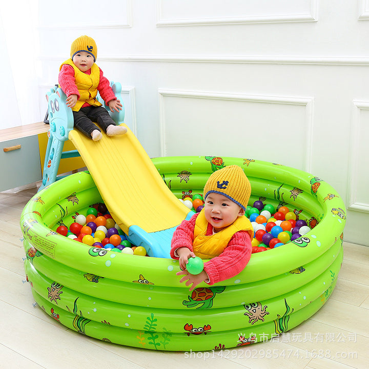Women Inflatable Kiddie Pool with Maritime Design Bowlift