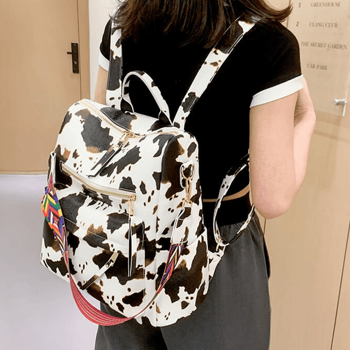BowLift | Vintage PU Leather Backpack