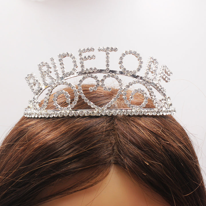 Ladies Glittering Bride Tiara Bowlift