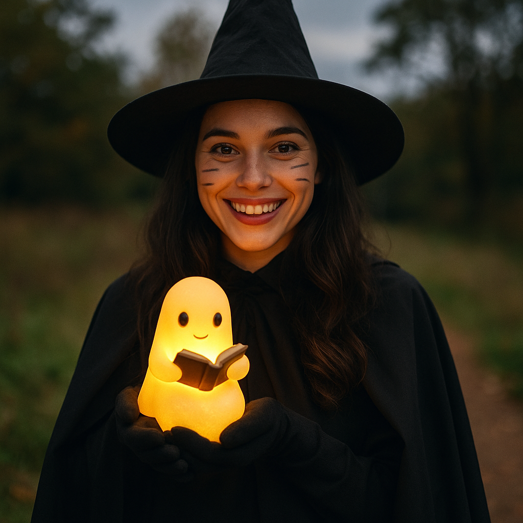 BowLift | NightSpirit Lamp – Handmade Decorative Night Light with Warm Light