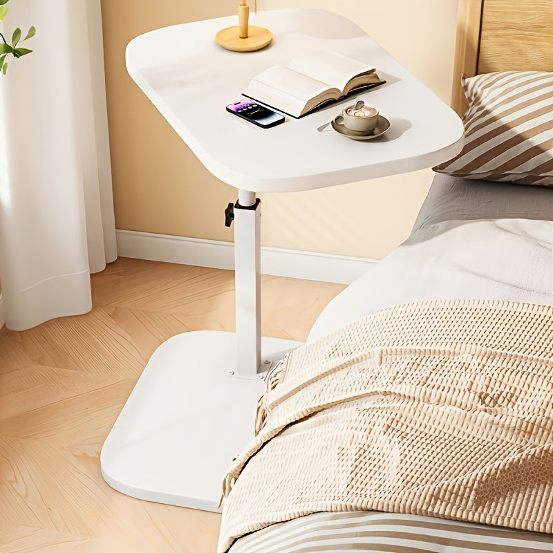 Adjustable Comfort Table – Wooden Side Table with Metal Frame | Bowlift