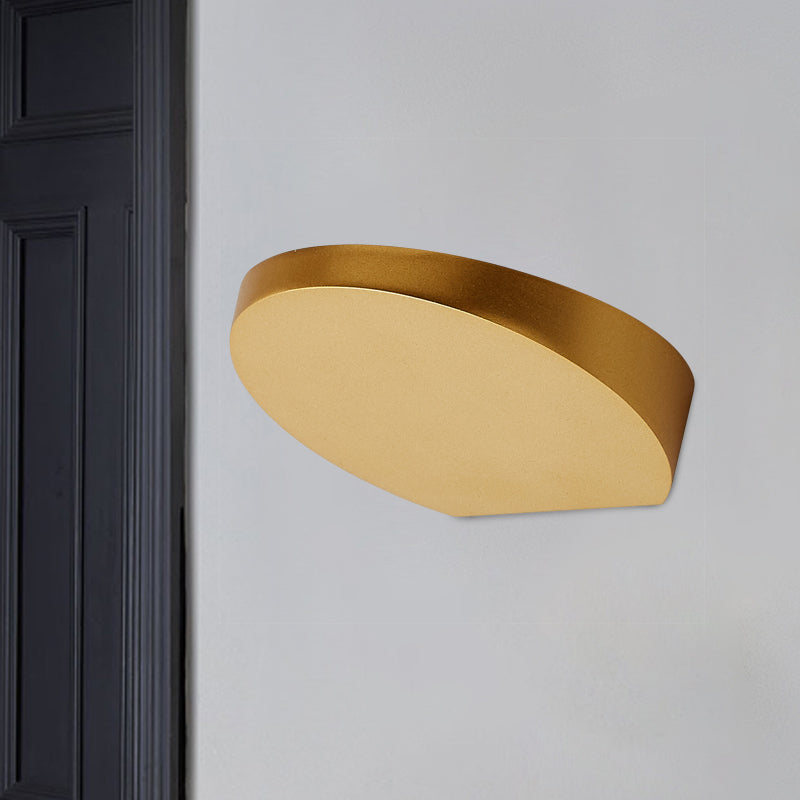 BowLift | Aluminum Round Recessed Wall Sconces Minimalist LED Wall Lighting in Black/Grey/White Finish for Corridor