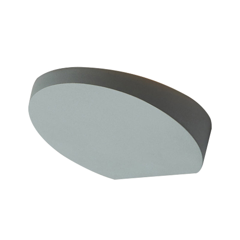 BowLift | Aluminum Round Recessed Wall Sconces Minimalist LED Wall Lighting in Black/Grey/White Finish for Corridor