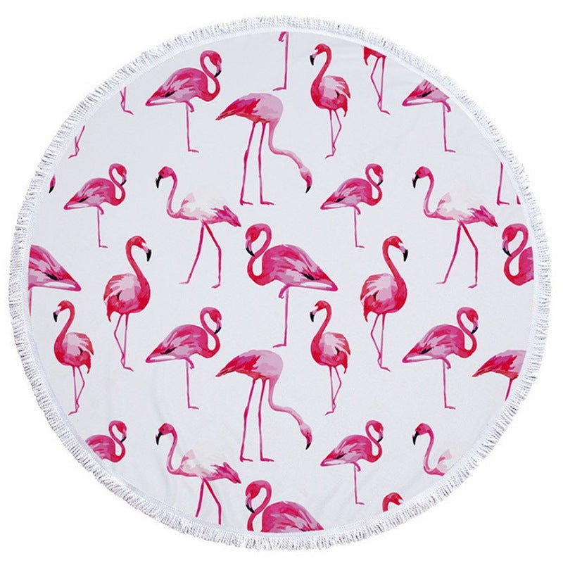 Beach towel in funny Hamburger design Bowlift