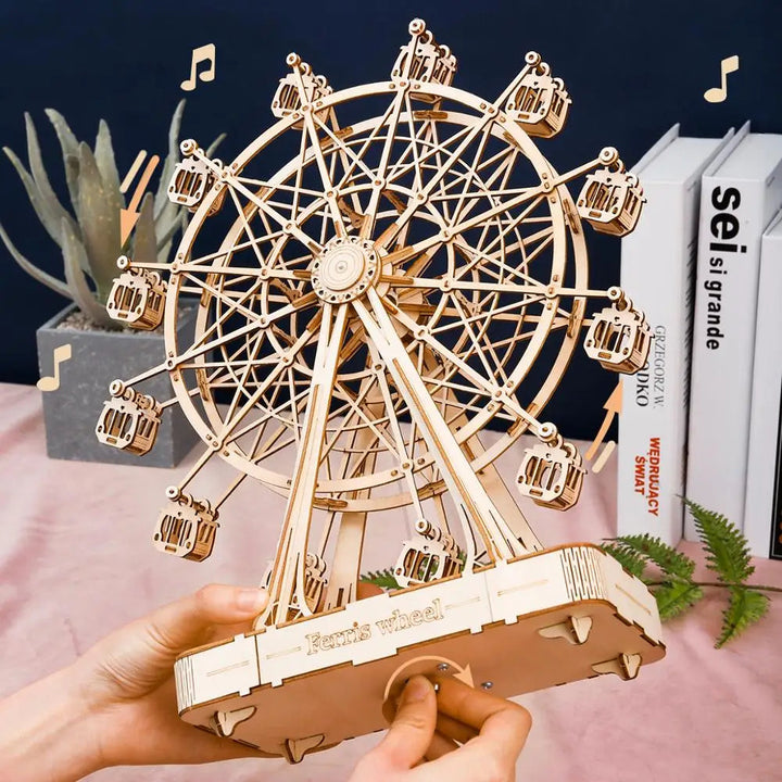 WoodCraft 3D Set - Creative Ferris Wheel Building Bowlift