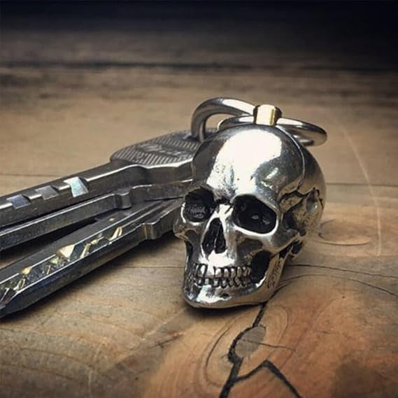 BowLift | Piston Art Skull Keychain