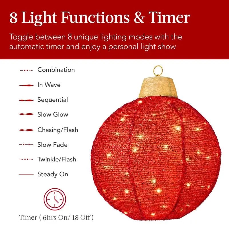 BowLift | Hanging Pop-Up Outdoor Christmas Ornaments