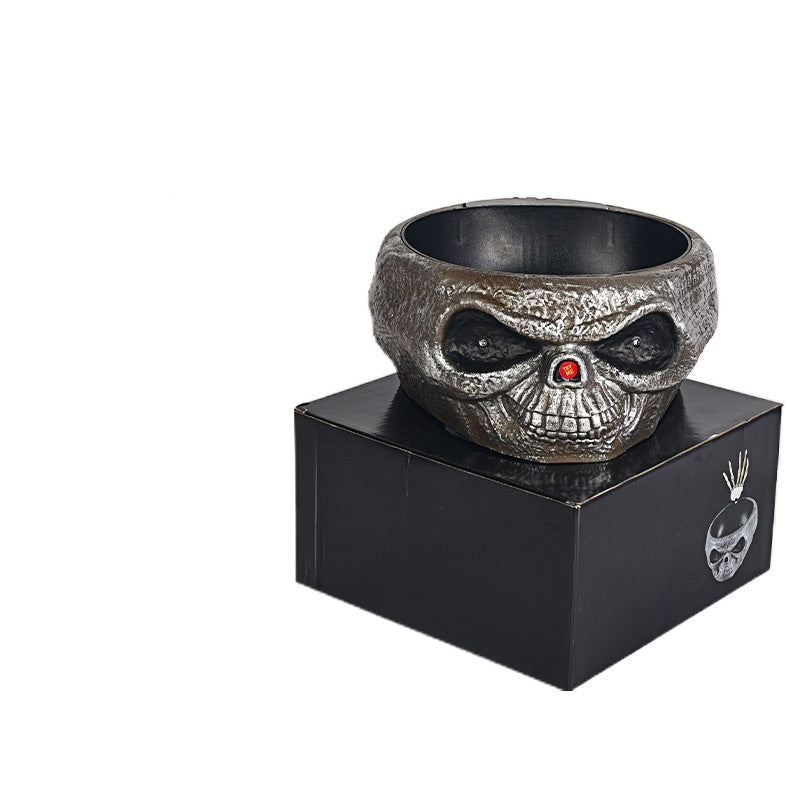 BowLift | Halloween Candy Bowl – Motion Sensor Pumpkin Bowl with Skeleton Hand and Red Light Effects