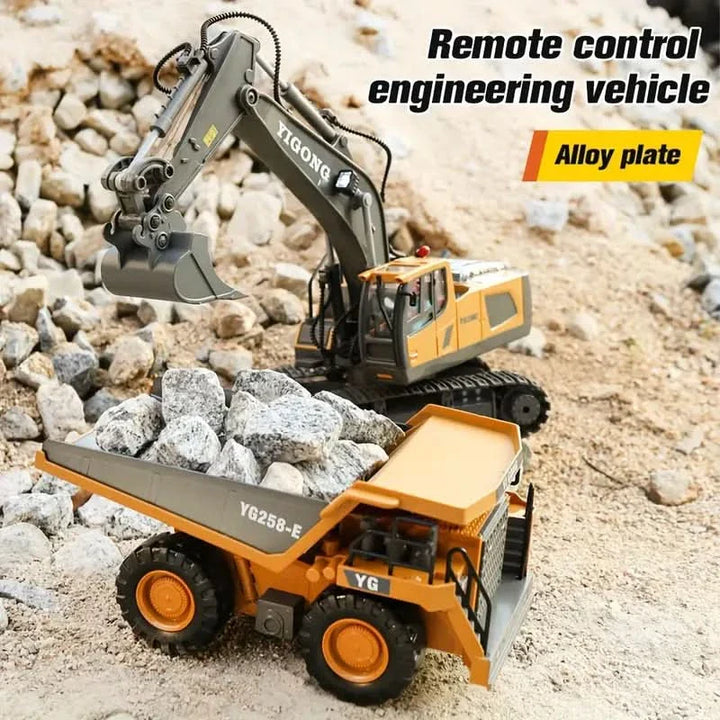 BowLift | Remote-Controlled Excavator with 11 Functions for Realistic Construction Site Feel