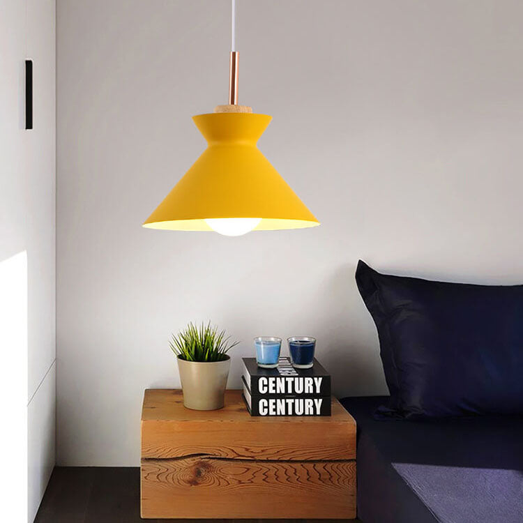 BowLift | AuroraLite Nordic Pendant Light | Metal Design | 1-Light | Modern Color Options