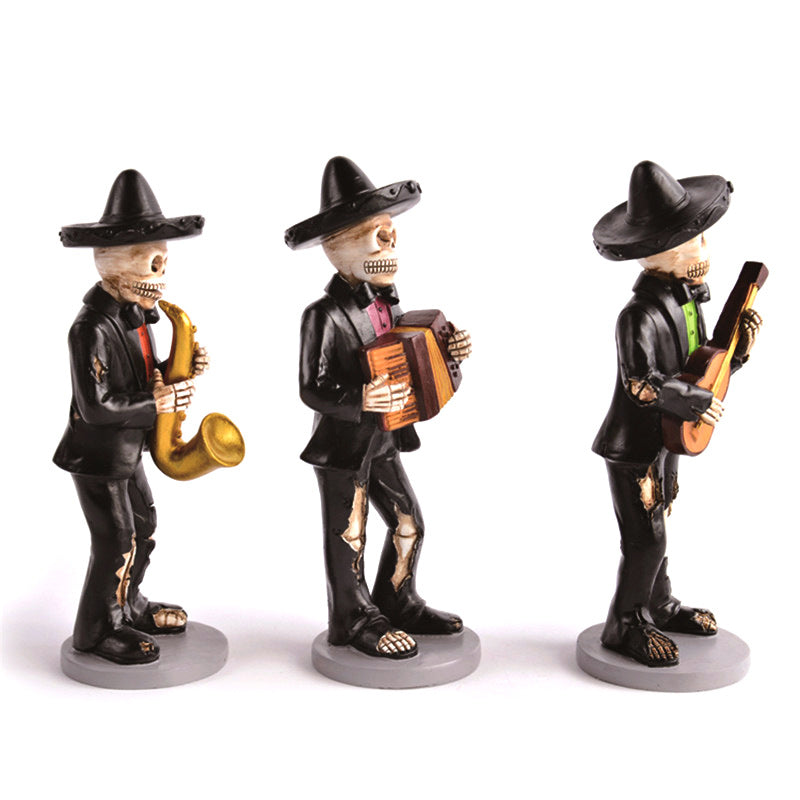 Decorative Skeleton Musician
