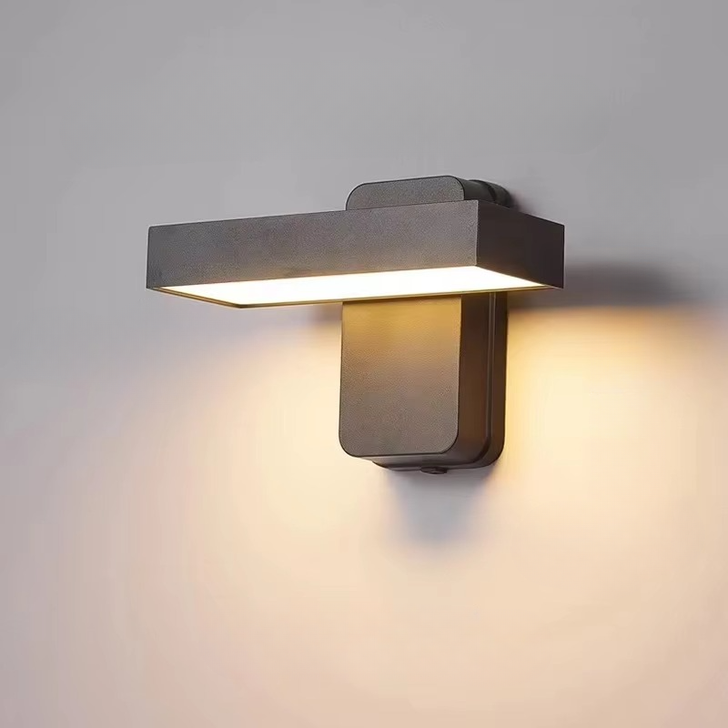BowLift | Adjustable PIR Motion Sensor Outdoor Wall Lamp - IP65 Waterproof, Ideal for Exterior Entrance and Porch