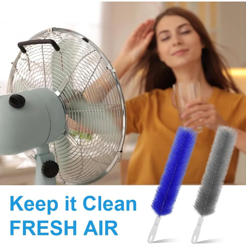 Flexible Microfiber Fan Duster Brushes – Reusable Cleaning Tools for Blades, Vents & Blinds Bowlift