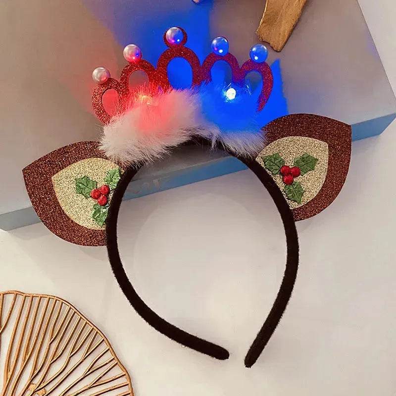 BowLift | Christmas With Light Headband Snowflake Women's