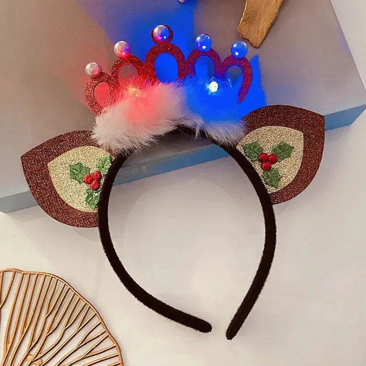 BowLift | Christmas With Light Headband Snowflake Women's