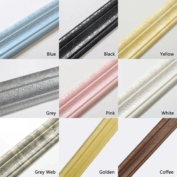BowLift | 3D-wall trim - self-adhesive, environmentally friendly 3D-wall trim with environmental protection